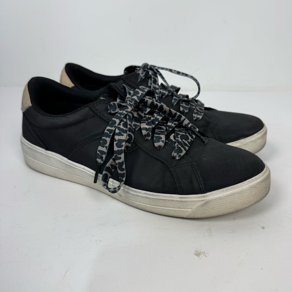 Ryka Viv Classic Black Leopard Laces Sneakers Shoes